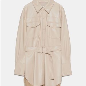 ZAra faux leather jacket